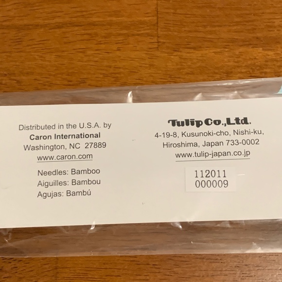 Tulip Kanaderu Bamboo Knitting Needles No. 15 - Picture 4 of 6